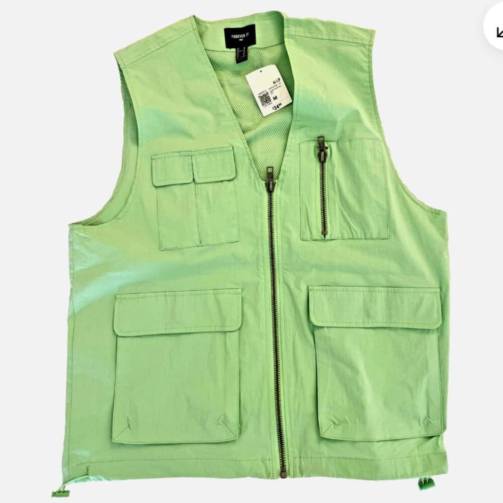 Forever 21 Mens Teal thin Vest M